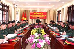 Kiểm tra công tác SSCĐ trong dịp Tết Nguyên đán Giáp Thìn và công tác chuẩn bị huấn luyện năm 2024